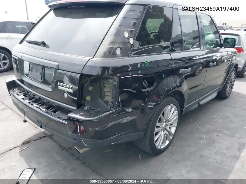 SALSH23469A197400 2009 Land Rover Range Rover Sport Supercharged