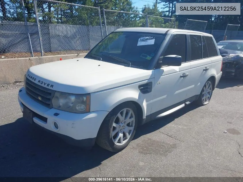 2009 Land Rover Range Rover Sport Hse VIN: SALSK25459A212256 Lot: 39616141