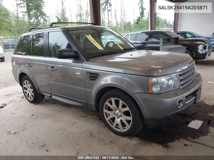 SALSK25419A205871 2009 Land Rover Range Rover Sport Hse