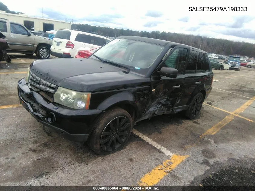 SALSF25479A198333 2009 Land Rover Range Rover Sport Hse