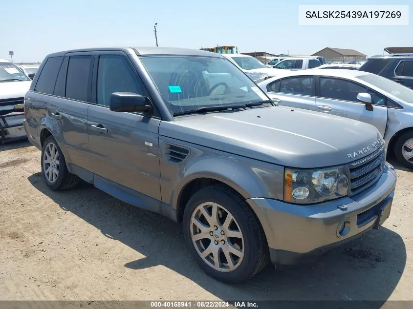 SALSK25439A197269 2009 Land Rover Range Rover Sport Hse