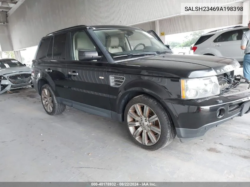 SALSH23469A198398 2009 Land Rover Range Rover Sport Supercharged