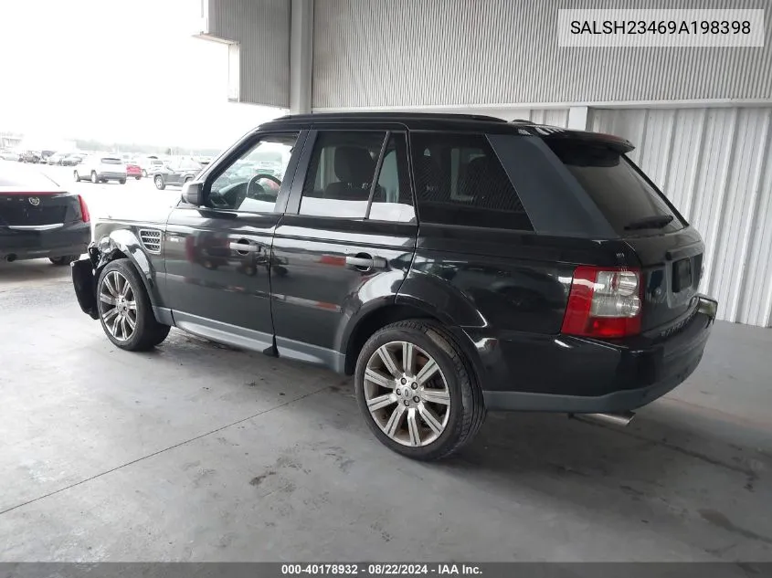 SALSH23469A198398 2009 Land Rover Range Rover Sport Supercharged