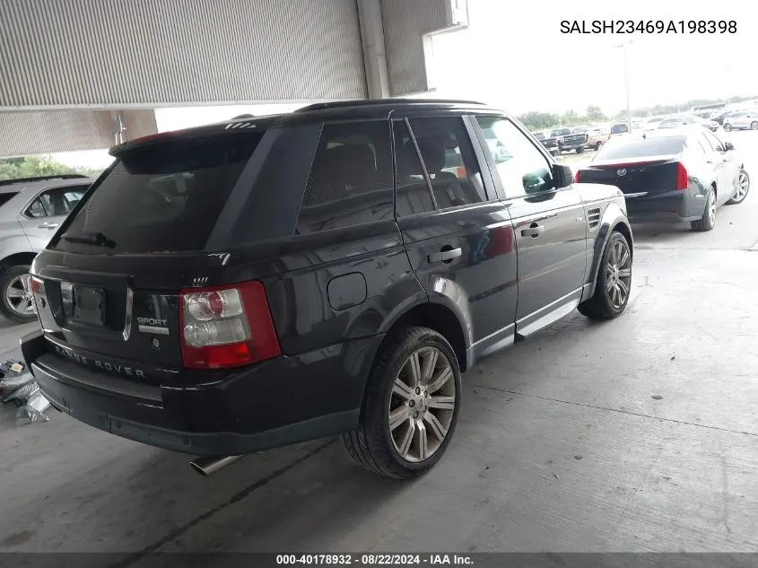 SALSH23469A198398 2009 Land Rover Range Rover Sport Supercharged