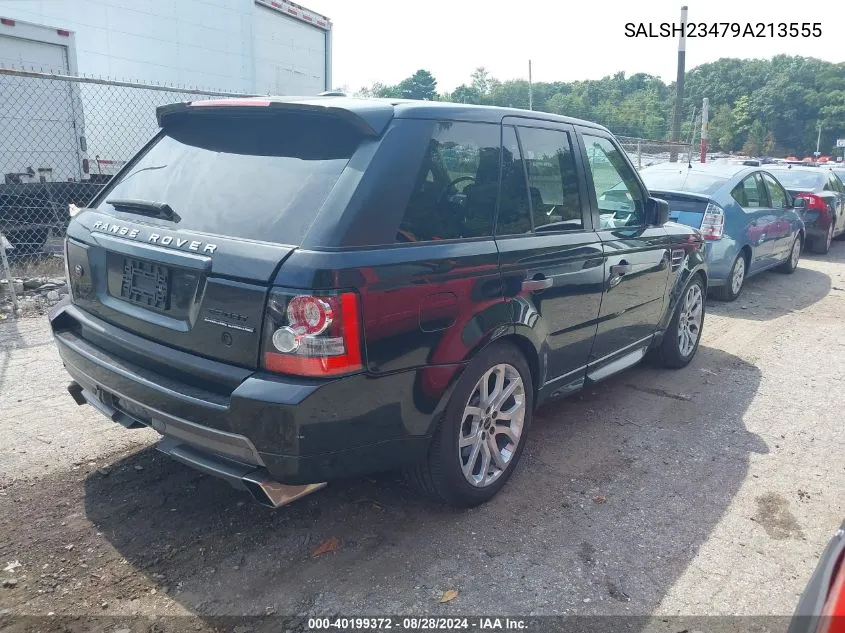 2009 Land Rover Range Rover Sport Supercharged VIN: SALSH23479A213555 Lot: 40199372