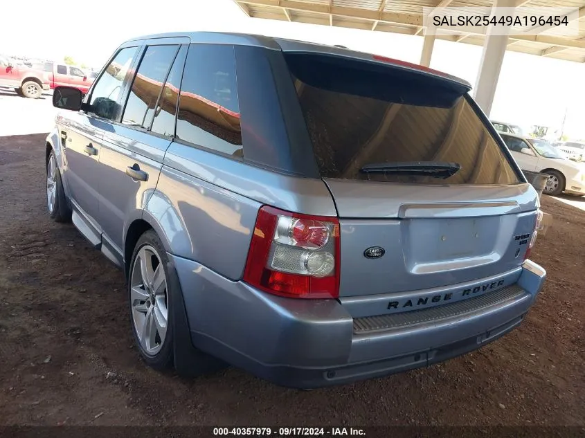 SALSK25449A196454 2009 Land Rover Range Rover Sport Hse