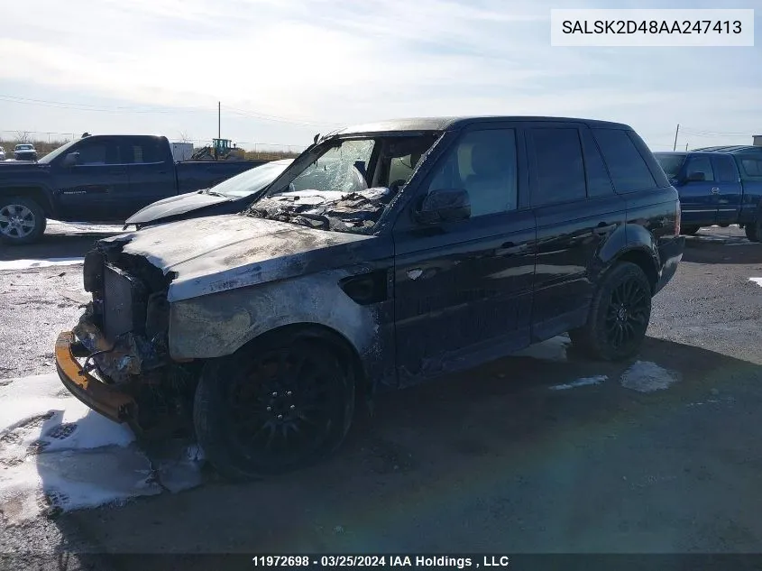 SALSK2D48AA247413 2010 Land Rover Range Rover Sport