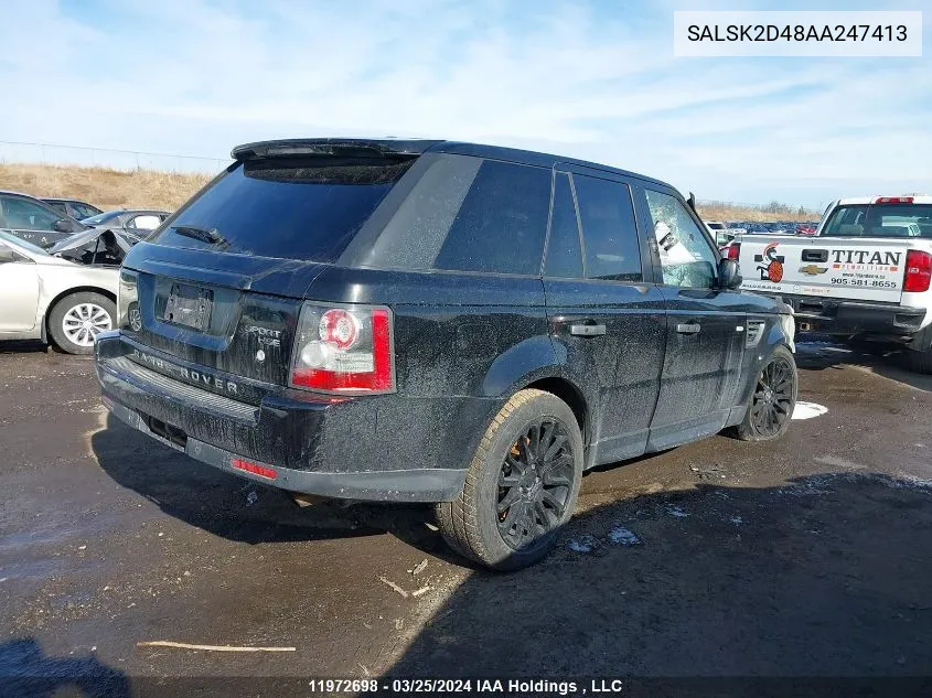 SALSK2D48AA247413 2010 Land Rover Range Rover Sport