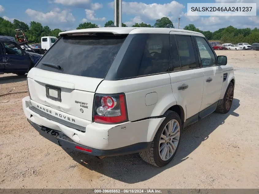 SALSK2D46AA241237 2010 Land Rover Range Rover Sport Hse