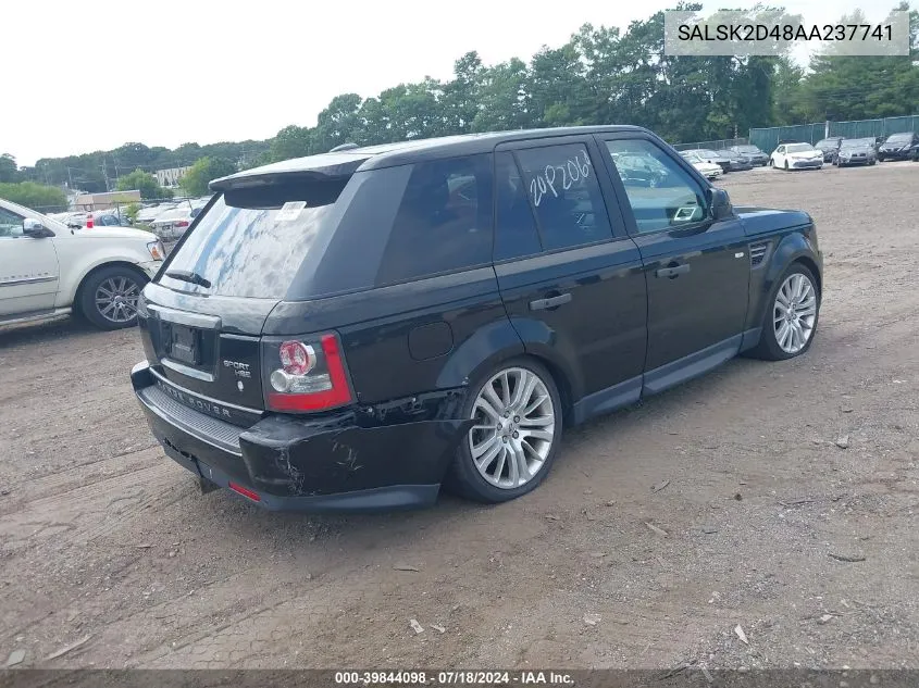 SALSK2D48AA237741 2010 Land Rover Range Rover Sport Hse