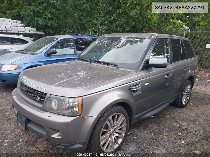 SALSK2D48AA227291 2010 Land Rover Range Rover Sport Hse