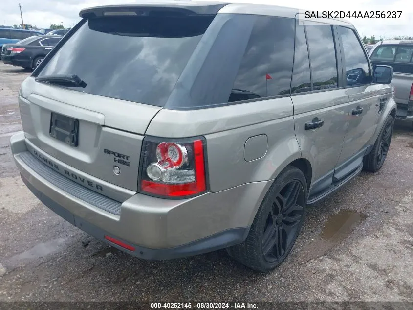 2010 Land Rover Range Rover Sport Hse VIN: SALSK2D44AA256237 Lot: 40252145