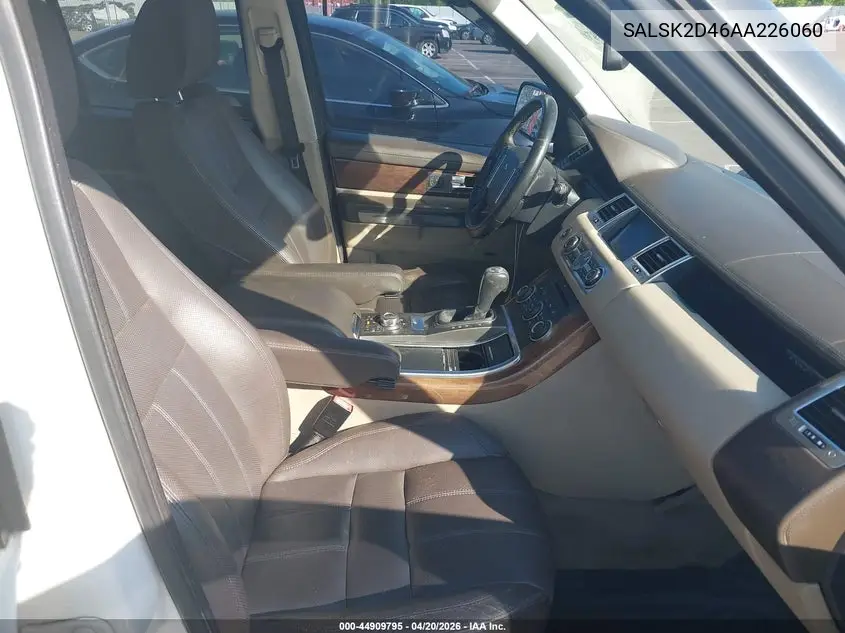 SALSK2D46AA226060 2010 Land Rover Range Rover Sport Hse