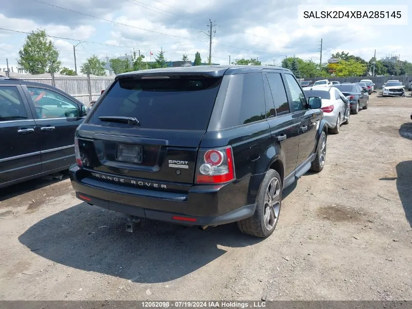 SALSK2D4XBA285145 2011 Land Rover Range Rover Sport