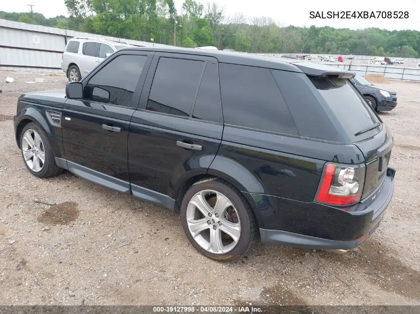 2011 Land Rover Range Rover Sport Supercharged VIN: SALSH2E4XBA708528 Lot: 39127998