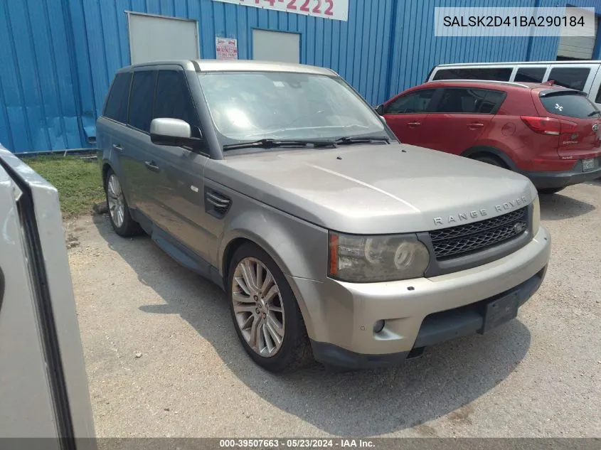 SALSK2D41BA290184 2011 Land Rover Range Rover Sport Hse