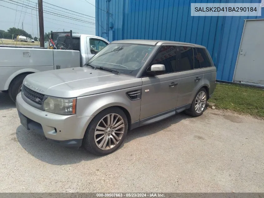 SALSK2D41BA290184 2011 Land Rover Range Rover Sport Hse