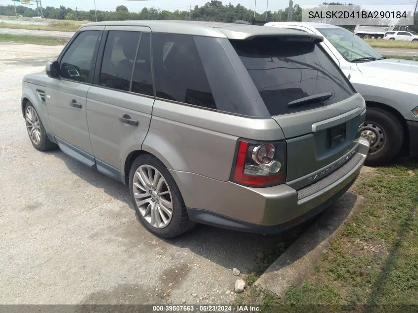 SALSK2D41BA290184 2011 Land Rover Range Rover Sport Hse