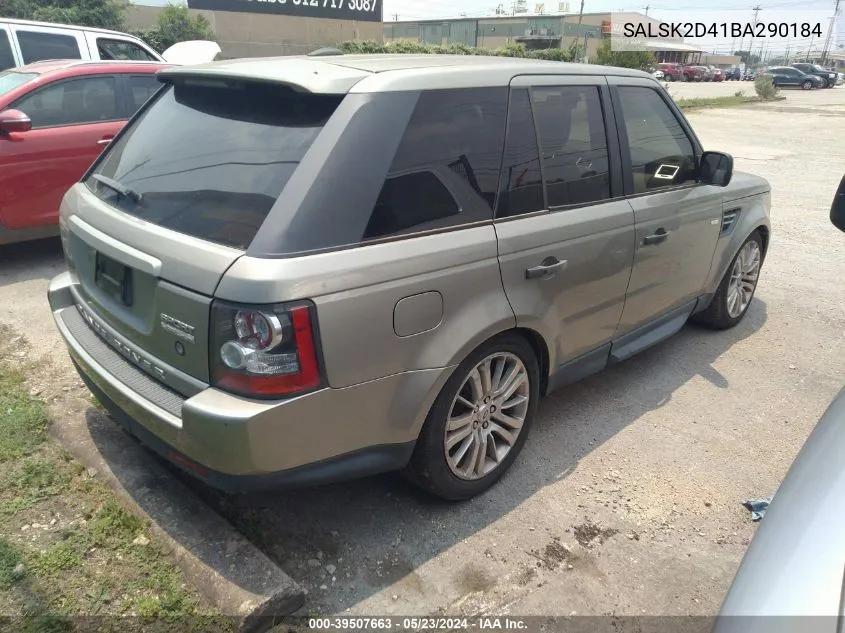 SALSK2D41BA290184 2011 Land Rover Range Rover Sport Hse