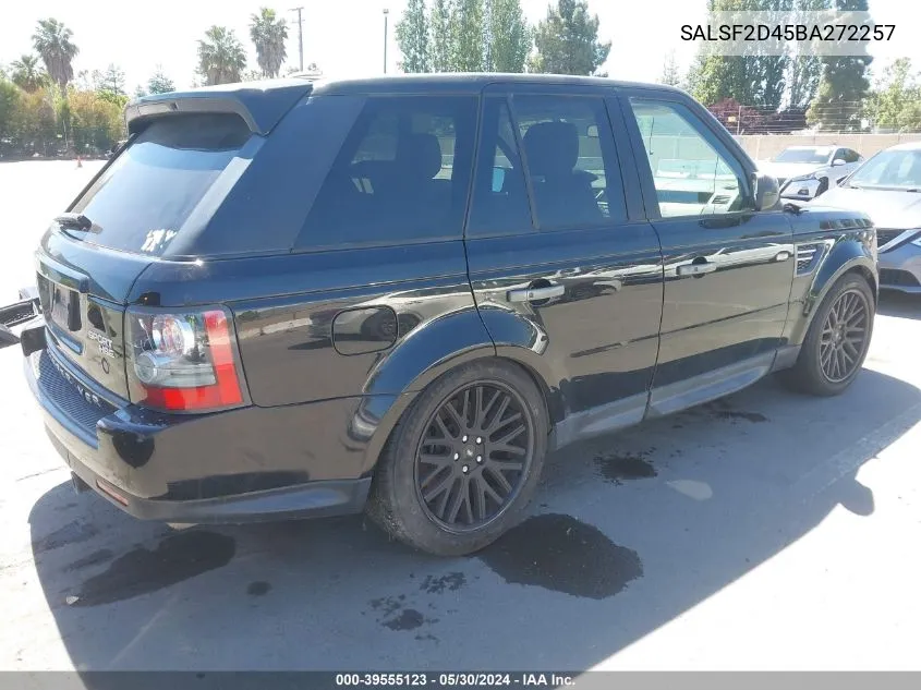 SALSF2D45BA272257 2011 Land Rover Range Rover Sport Hse