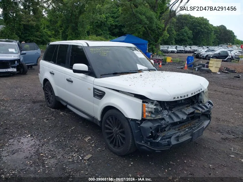 SALSF2D47BA291456 2011 Land Rover Range Rover Sport Hse