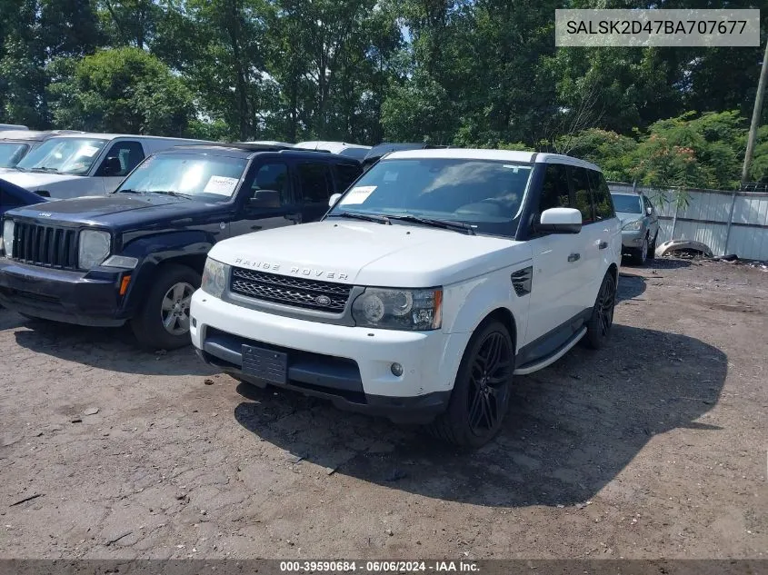 SALSK2D47BA707677 2011 Land Rover Range Rover Sport Hse