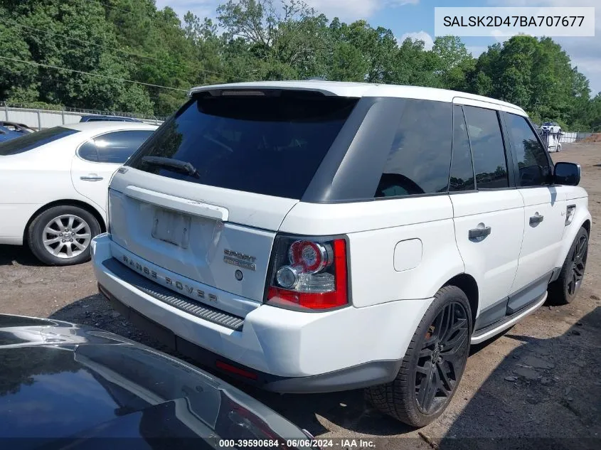 SALSK2D47BA707677 2011 Land Rover Range Rover Sport Hse