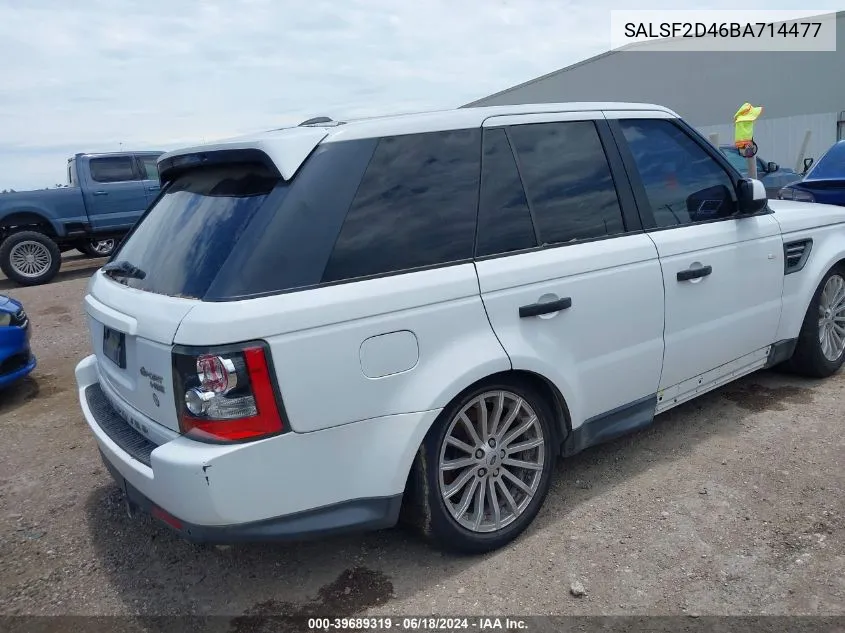 SALSF2D46BA714477 2011 Land Rover Range Rover Sport Hse