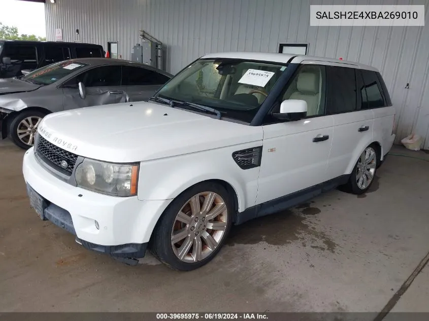 2011 Land Rover Range Rover Sport Supercharged VIN: SALSH2E4XBA269010 Lot: 39695975