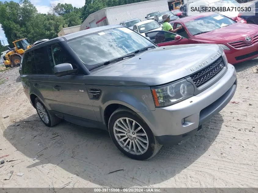 2011 Land Rover Range Rover Sport Hse VIN: SALSF2D48BA710530 Lot: 39715808