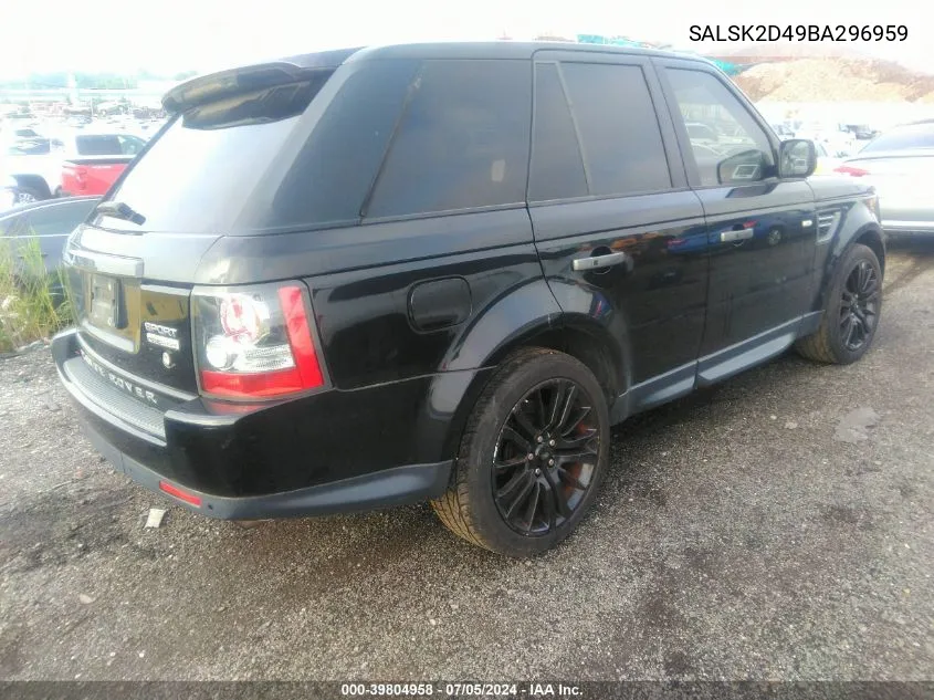 SALSK2D49BA296959 2011 Land Rover Range Rover Sport Hse