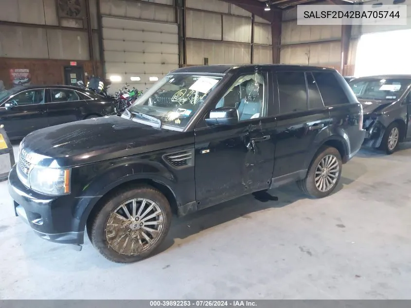 SALSF2D42BA705744 2011 Land Rover Range Rover Sport Hse