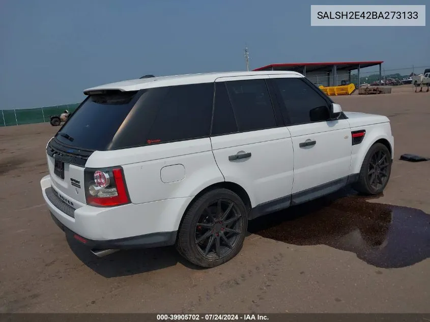 SALSH2E42BA273133 2011 Land Rover Range Rover Sport Supercharged