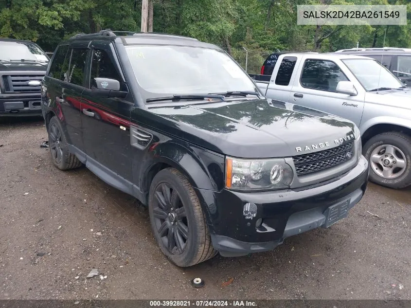 SALSK2D42BA261549 2011 Land Rover Range Rover Sport Lux