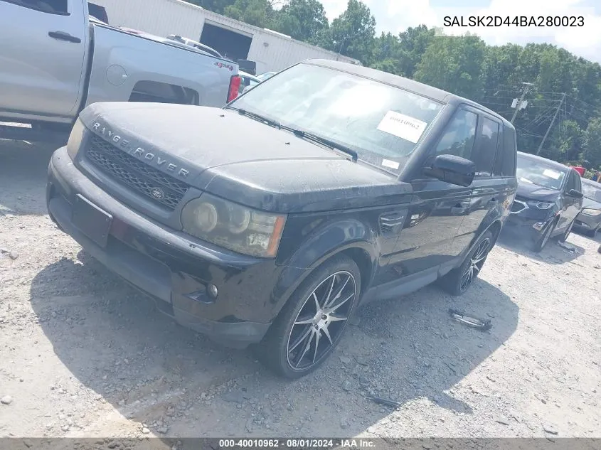 SALSK2D44BA280023 2011 Land Rover Range Rover Sport Lux