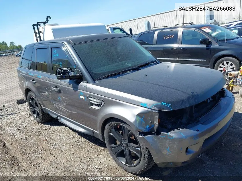 SALSH2E47BA266033 2011 Land Rover Range Rover Sport Supercharged