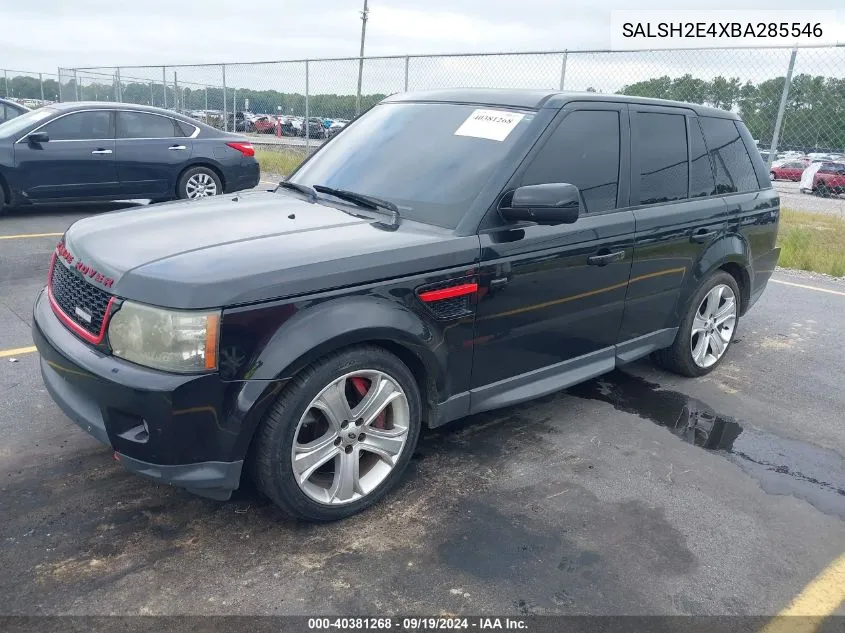 2011 Land Rover Range Rover Sport Supercharged VIN: SALSH2E4XBA285546 Lot: 40381268