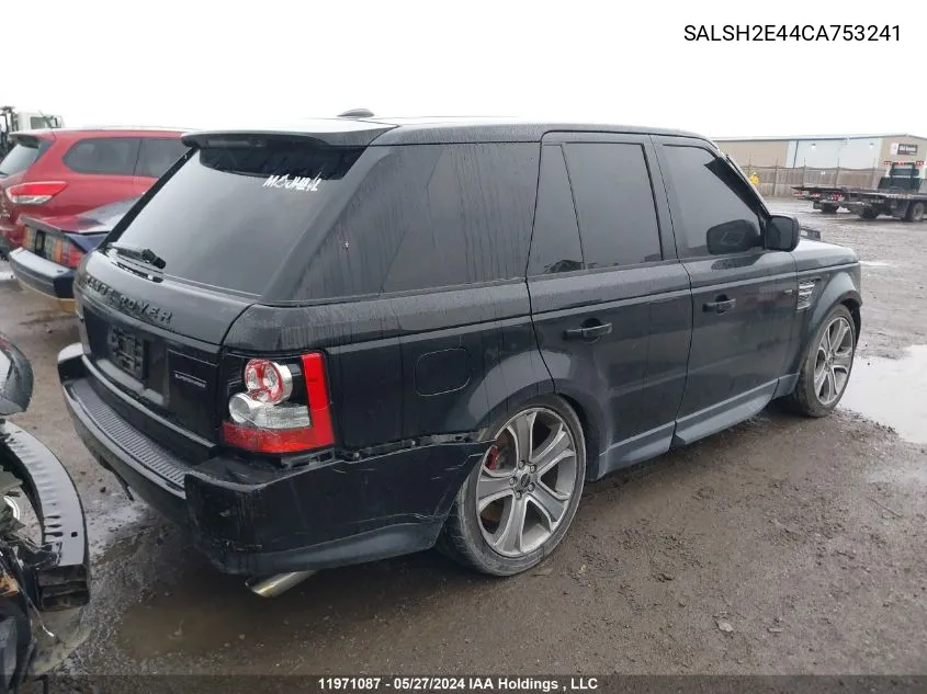 SALSH2E44CA753241 2012 Land Rover Range Rover Sport