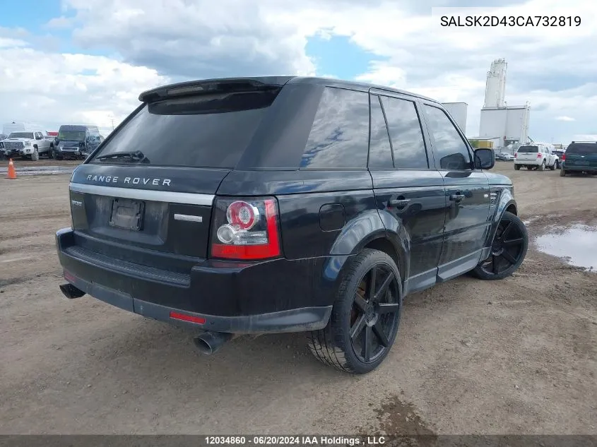 SALSK2D43CA732819 2012 Land Rover Range Rover Sport