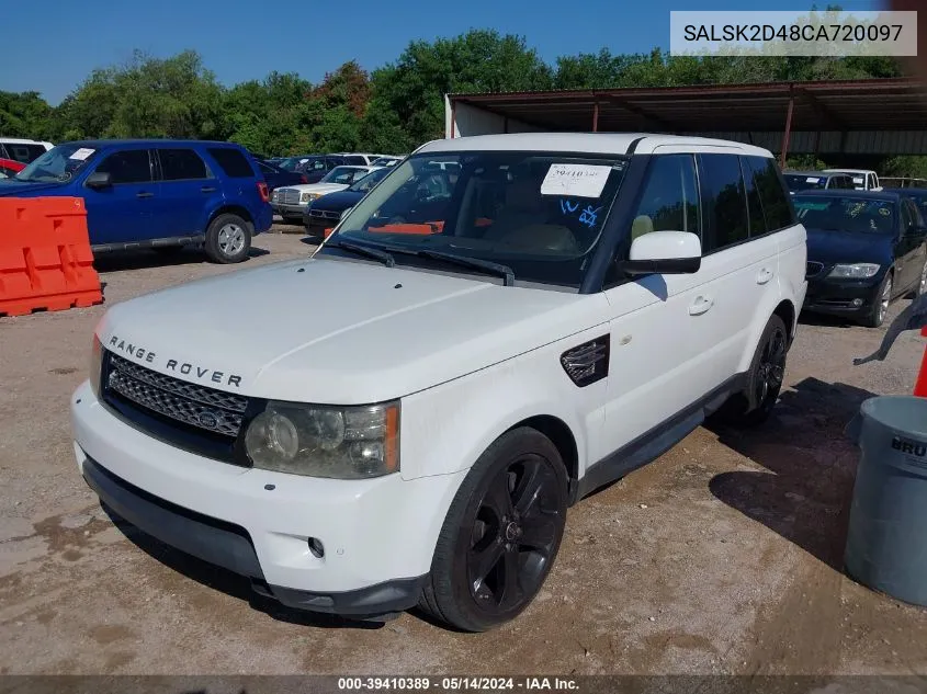 SALSK2D48CA720097 2012 Land Rover Range Rover Sport Hse