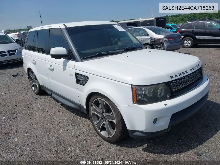 2012 Land Rover Range Rover Sport Supercharged VIN: SALSH2E44CA718263 Lot: 39481082