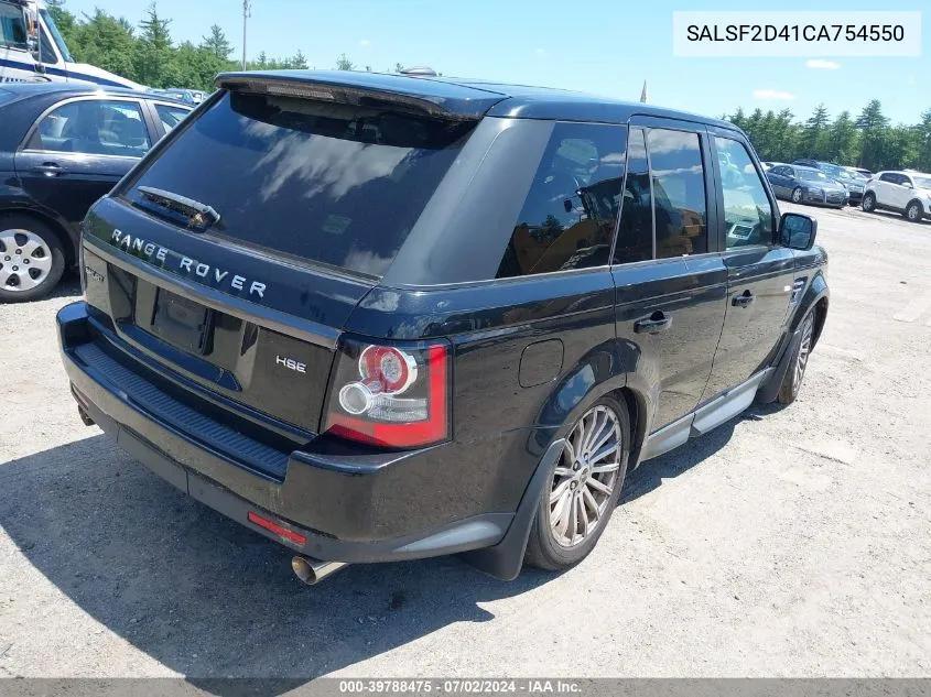 SALSF2D41CA754550 2012 Land Rover Range Rover Sport Hse