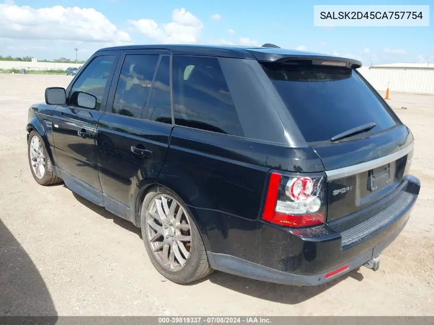 SALSK2D45CA757754 2012 Land Rover Range Rover Sport Lux