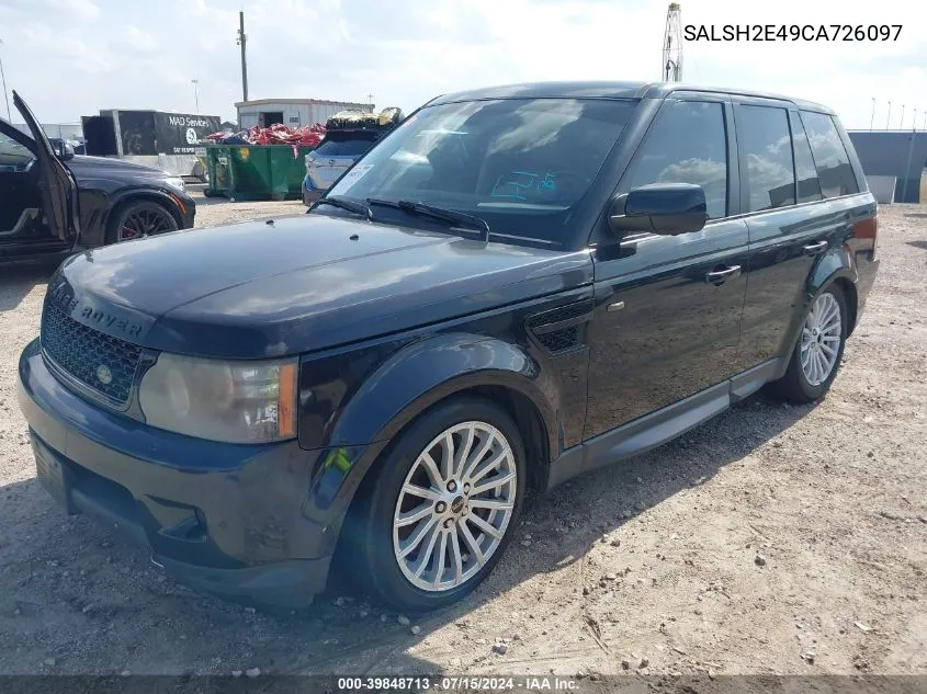 SALSH2E49CA726097 2012 Land Rover Range Rover Sport Supercharged