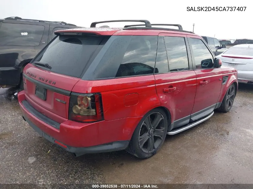 SALSK2D45CA737407 2012 Land Rover Range Rover Sport Hse