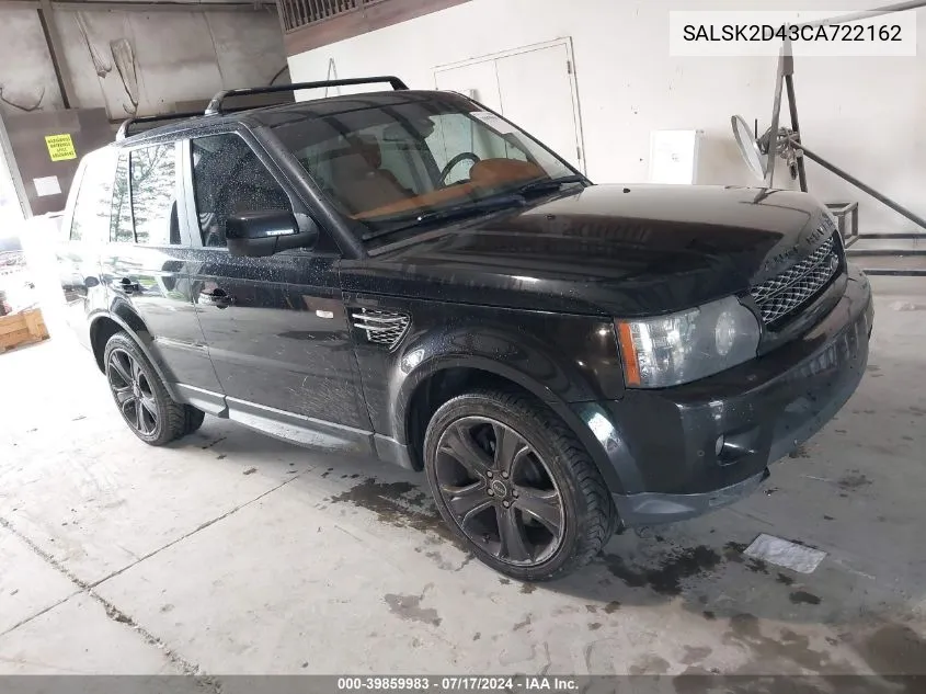 SALSK2D43CA722162 2012 Land Rover Range Rover Sport Hse