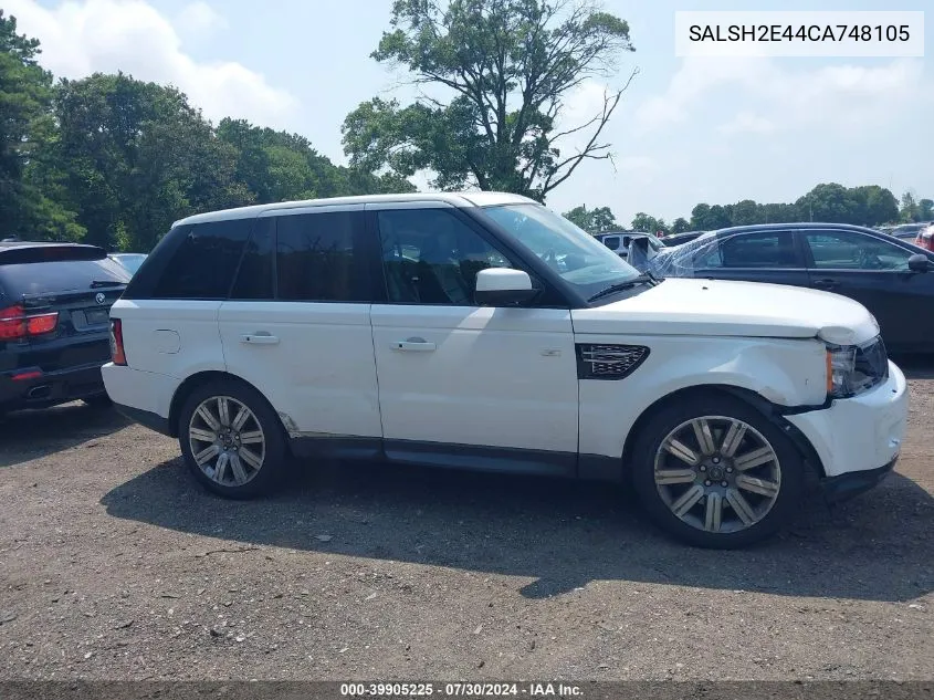 SALSH2E44CA748105 2012 Land Rover Range Rover Sport Supercharged