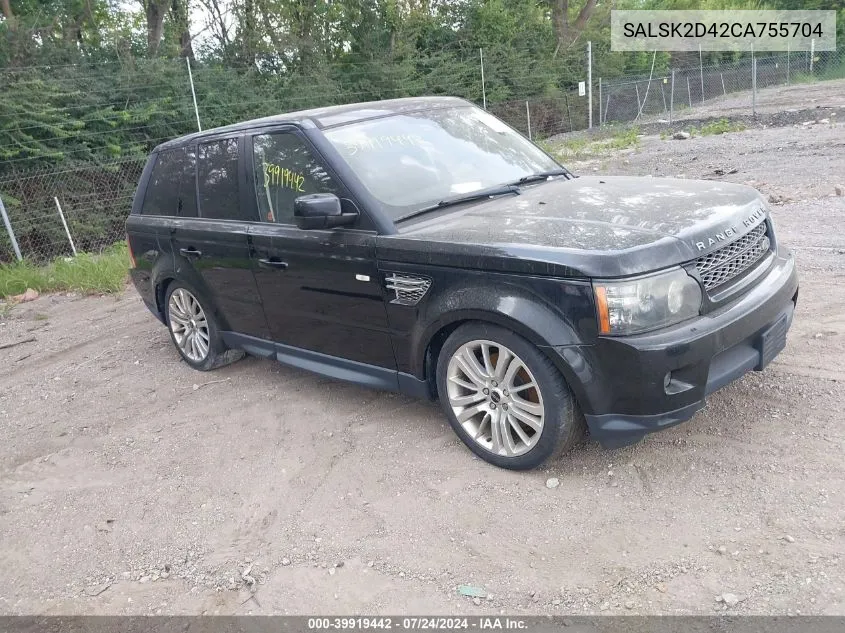 SALSK2D42CA755704 2012 Land Rover Range Rover Sport Hse