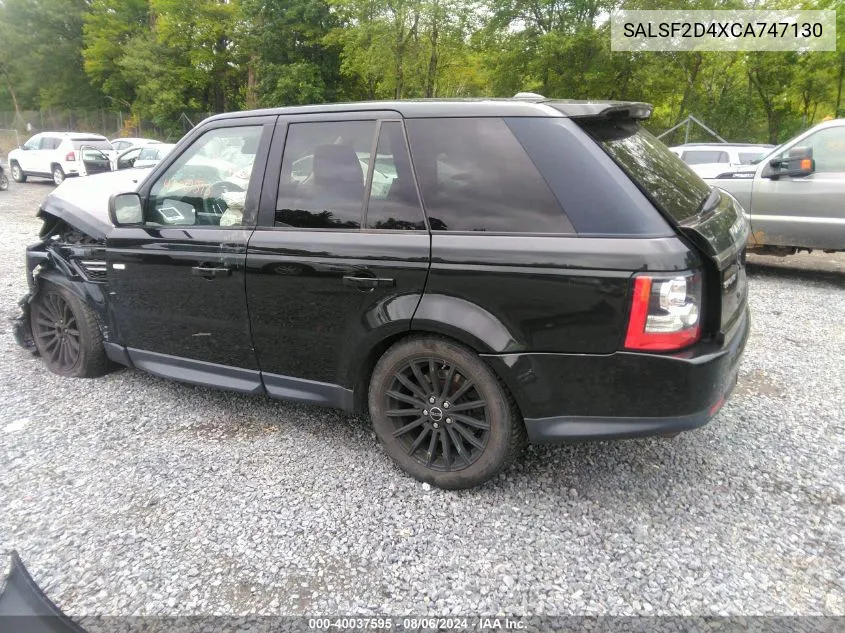 SALSF2D4XCA747130 2012 Land Rover Range Rover Sport Hse