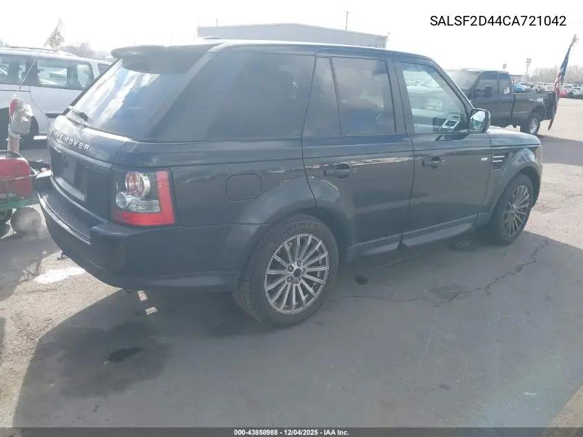 SALSF2D44CA721042 2012 Land Rover Range Rover Sport Hse